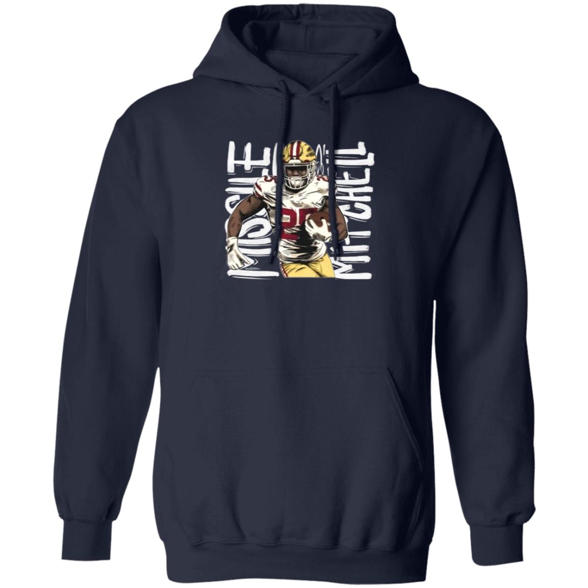 George Kittle Wearing Elijah Mitchell Shirt 49Ers - Teechipus