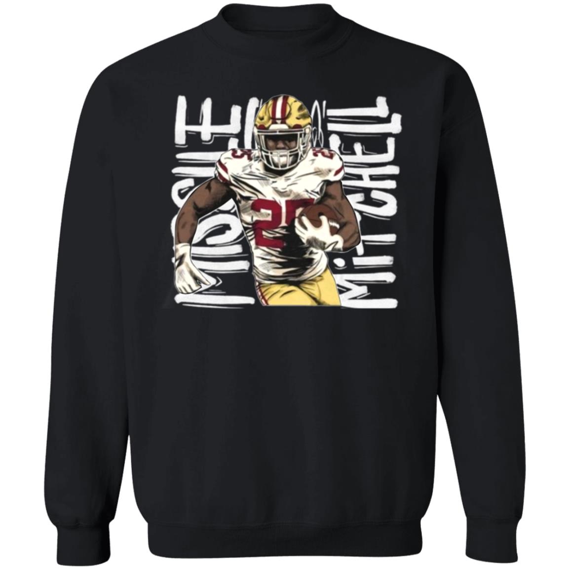 George Kittle Wearing Elijah Mitchell Shirt 49Ers - Teechipus