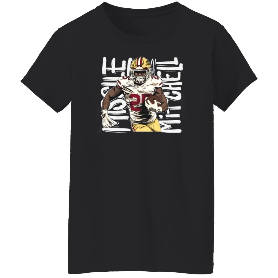 George Kittle Wearing Elijah Mitchell Shirt 49Ers - Teechipus