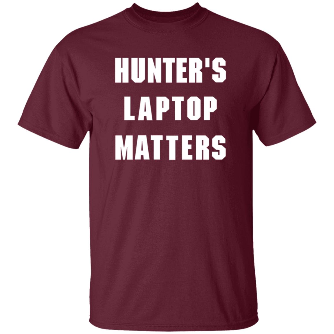 Hunter's Laptop Matters Shirt Hoodie Sweatshirt - Teechipus