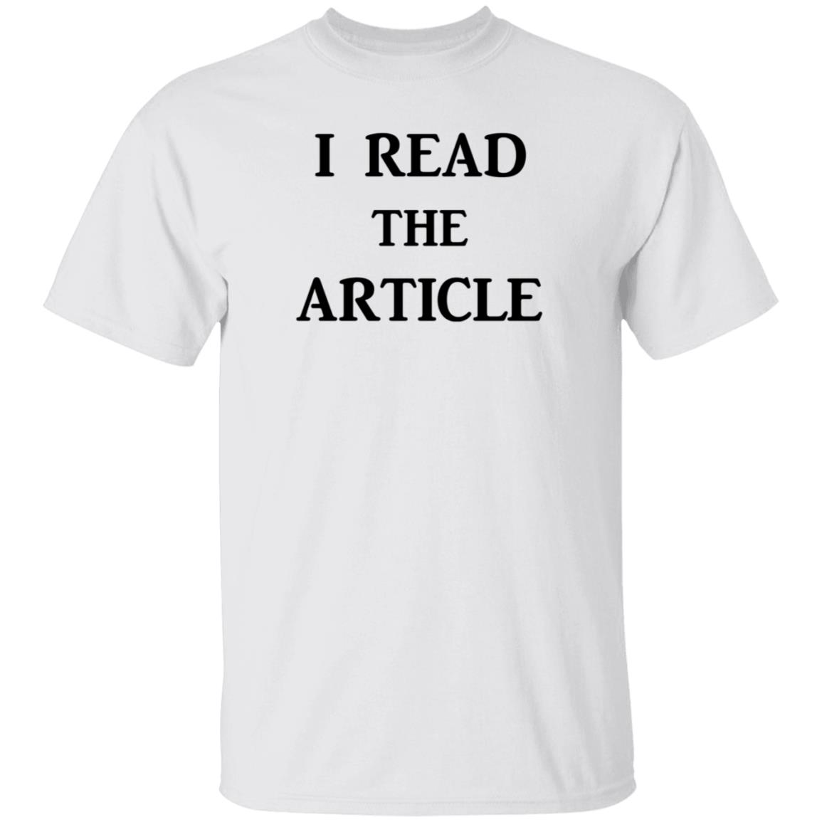 I Read The Article Shirt Tom Nichols I Read The Article Shirt - Teechipus