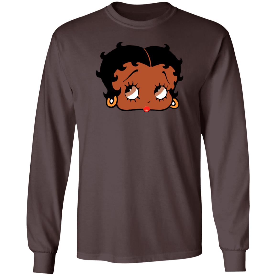 Nygel Edmonds Brown Betty Boop Hoodie Nyocho Studios Merch - Teechipus