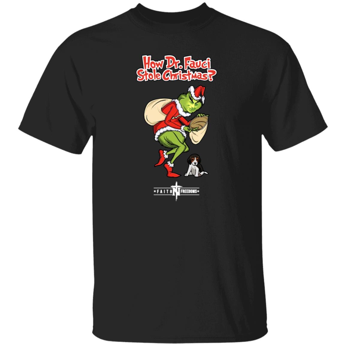 Matt Couch How Dr Fauci Stole Christmas Shirt Faithnfreedoms Merch - Teechipus