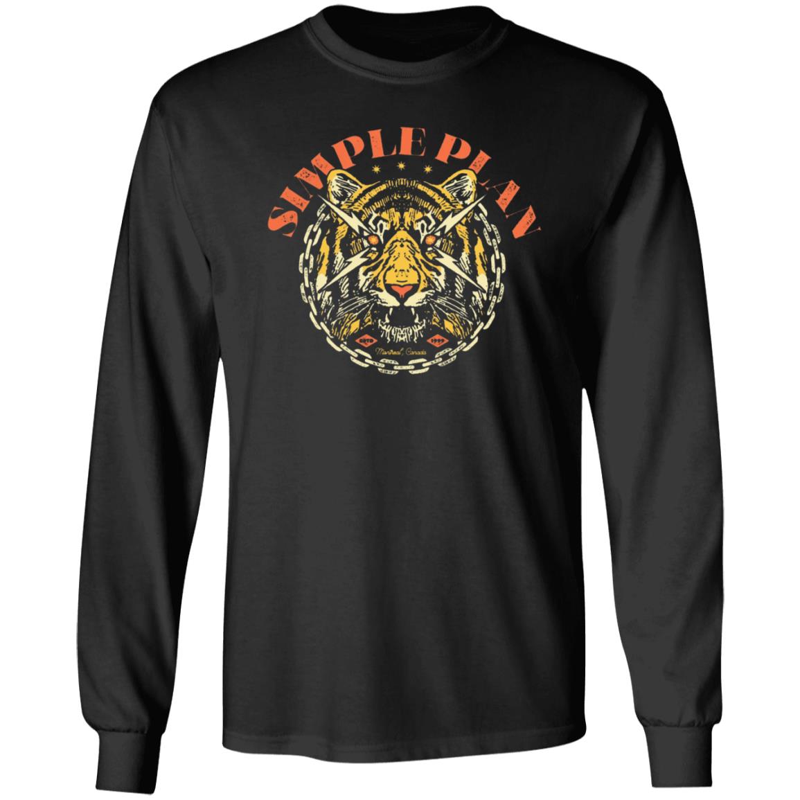 Simple Plan Tiger Shirt Simple Plan Merch - Teechipus
