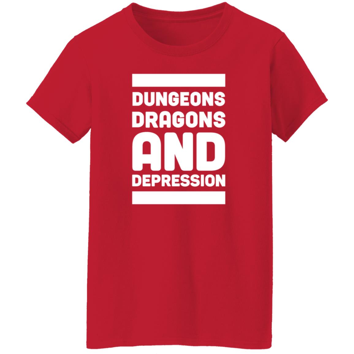 Dungeons Dragons And Depression Hoodie Lookhuman Store - Teechipus
