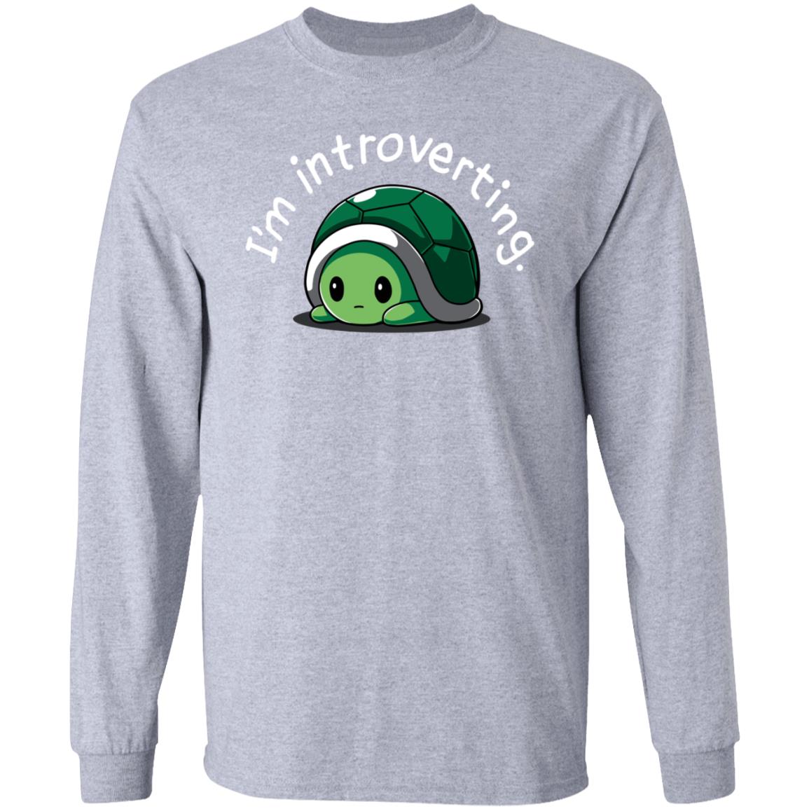 Tee Turtle Merch I'm Introverting Shirt - Teechipus