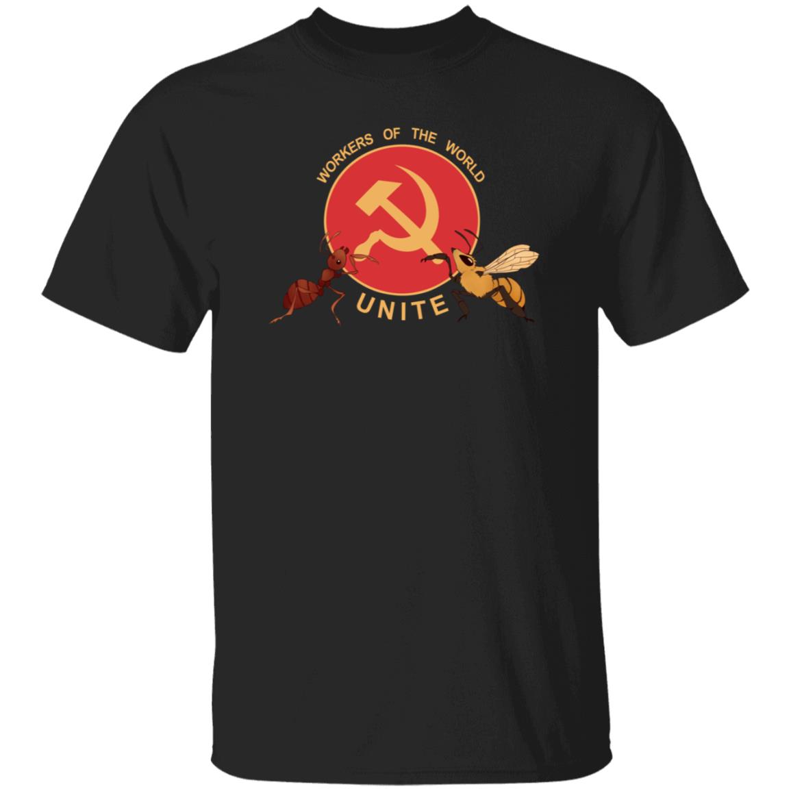 Workers Of The World Unite Shirt Real Animal Facts Merch - Teechipus