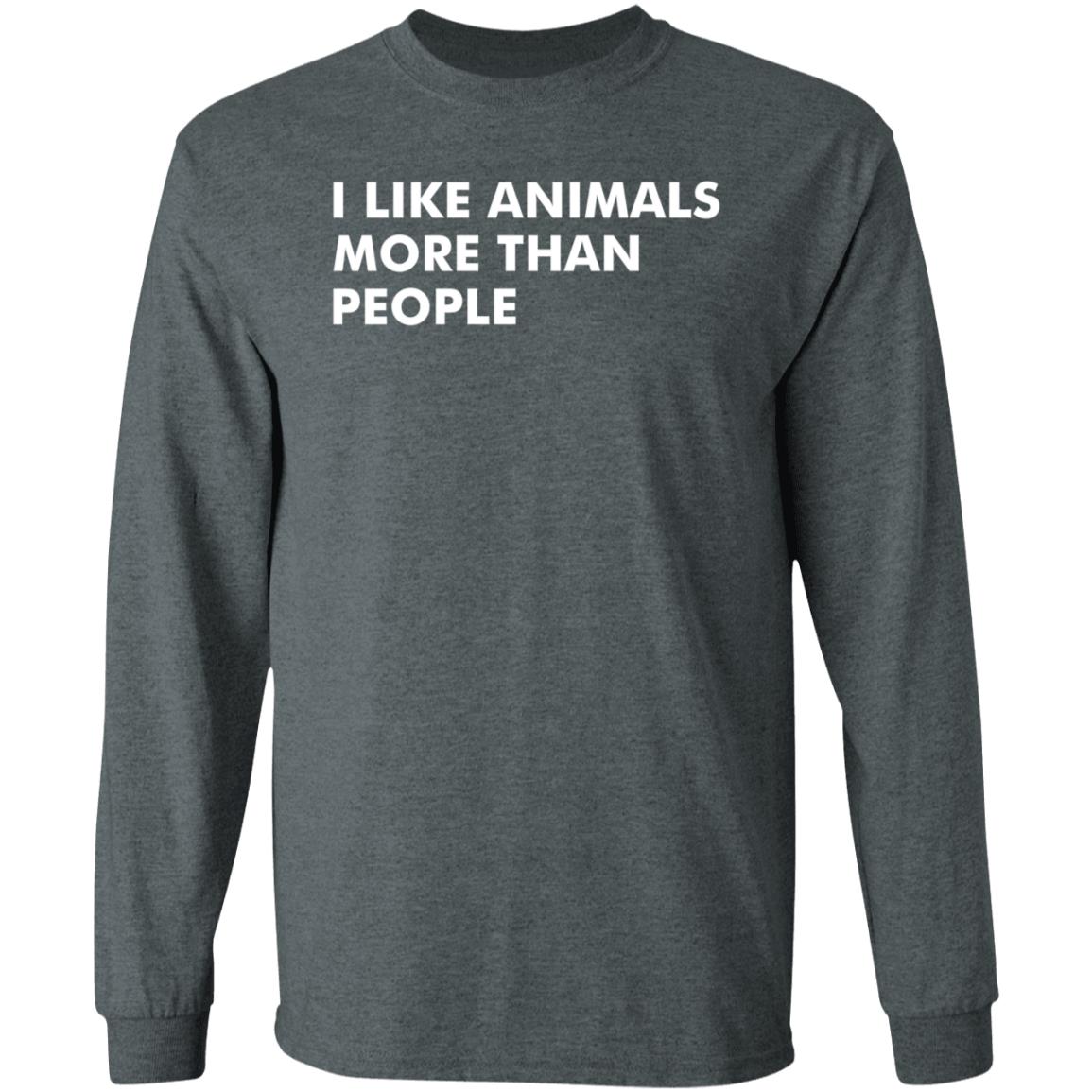 I Like Animals More Than People Shirt The Vegan Vibe Store I Like Animals Shirt - Teechipus