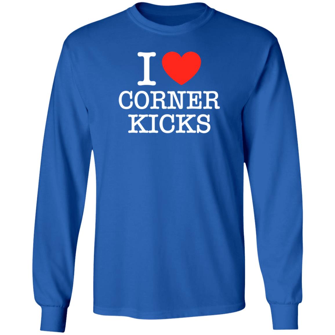 I Love Corner Kicks Shirt BarstoolBigCat - Teechipus