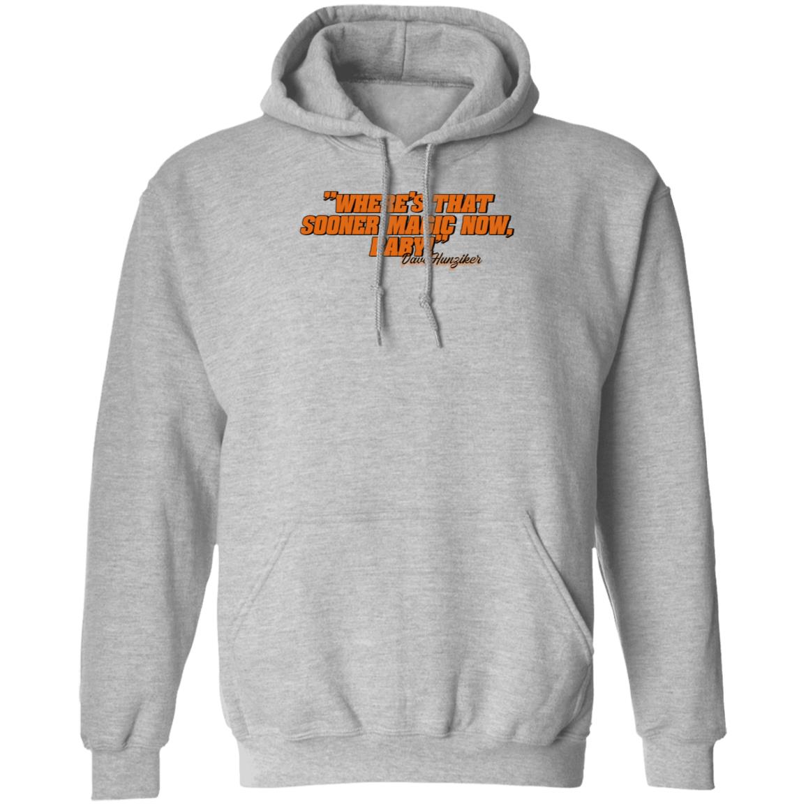 Pistol Rick Mgmt Where's That Sooner Magic Now Baby Sweatshirt Dave Hunziker - Teechipus