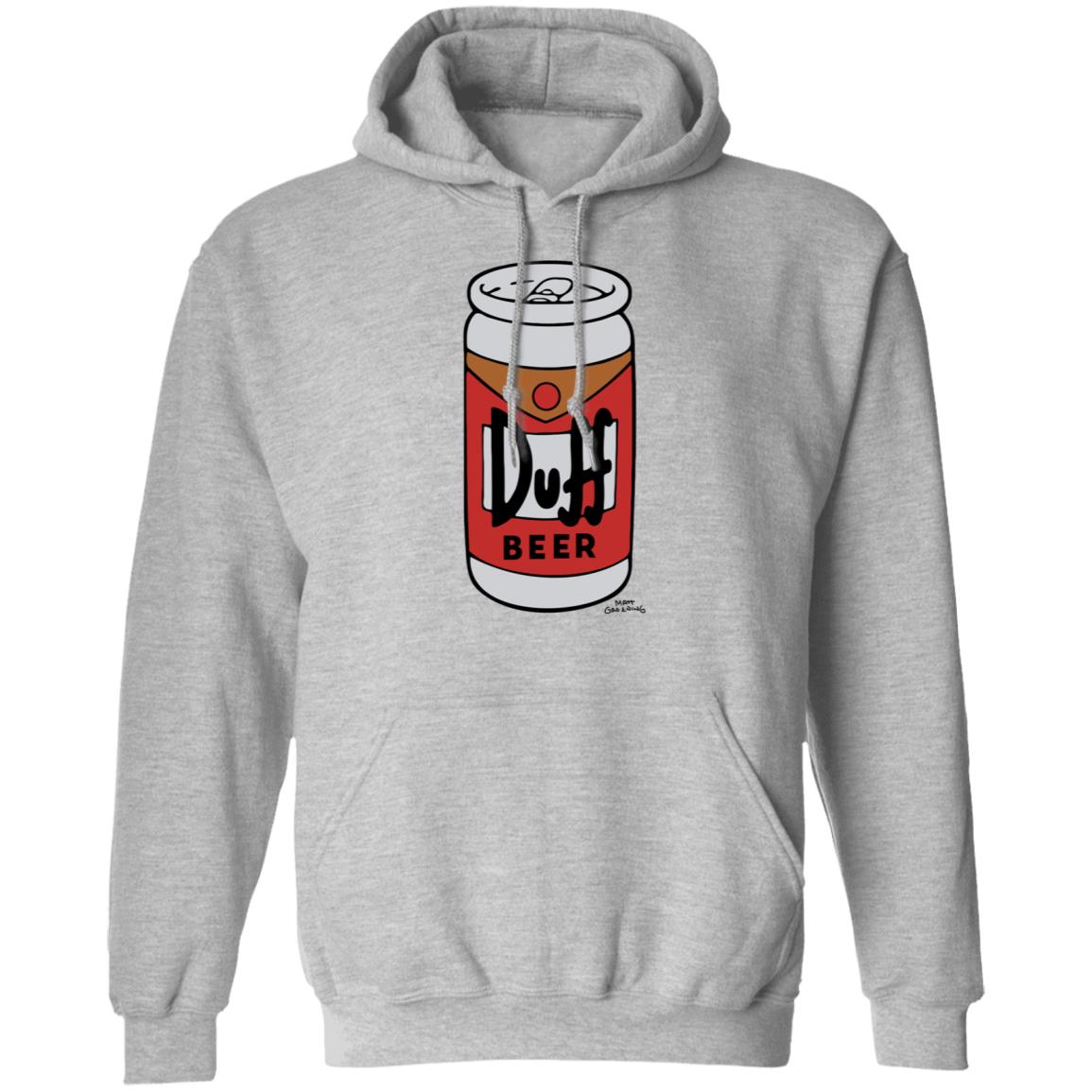 Simpsons Duff Beer Universal Studios Parks Hoodie Sweatshirt - Teechipus