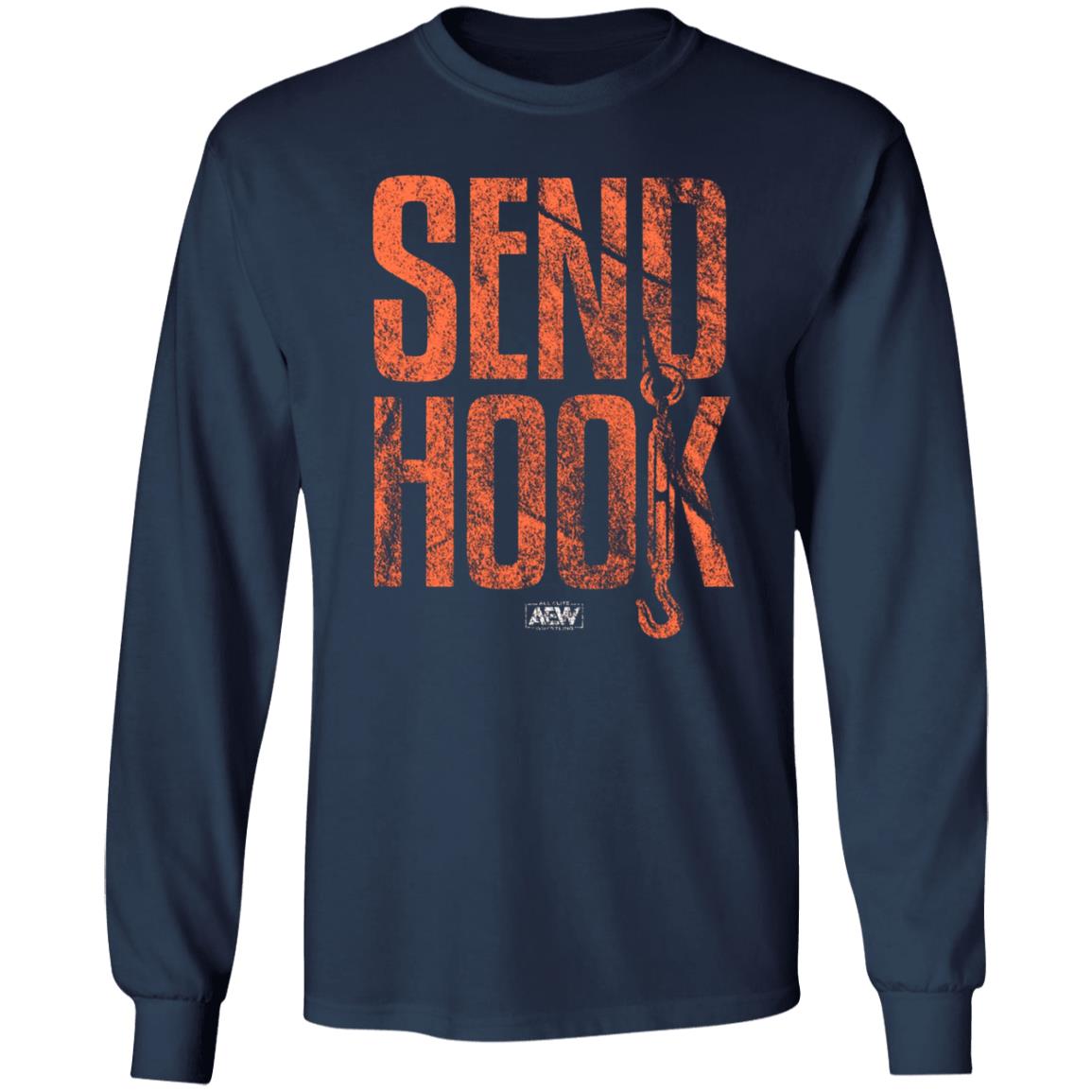 Send Hook Shirt Aew Shop Cm Punk - Teechipus
