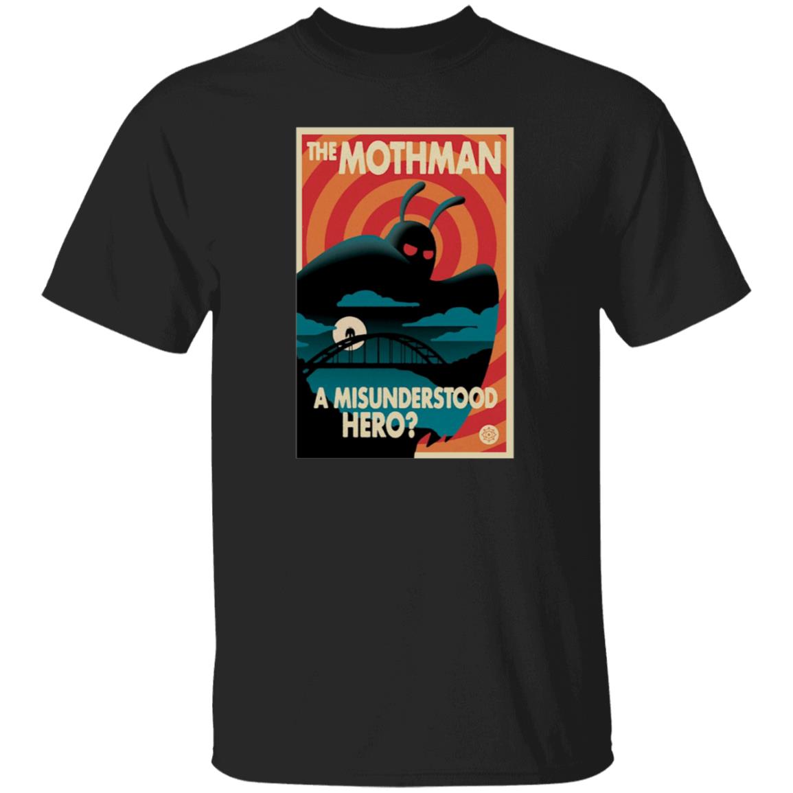 The Mothman A Misunderstood Hero Shirt Rooster Teeth Merch Red Web Mothman Propaganda Premium Heavyweight Shirt - Teechipus