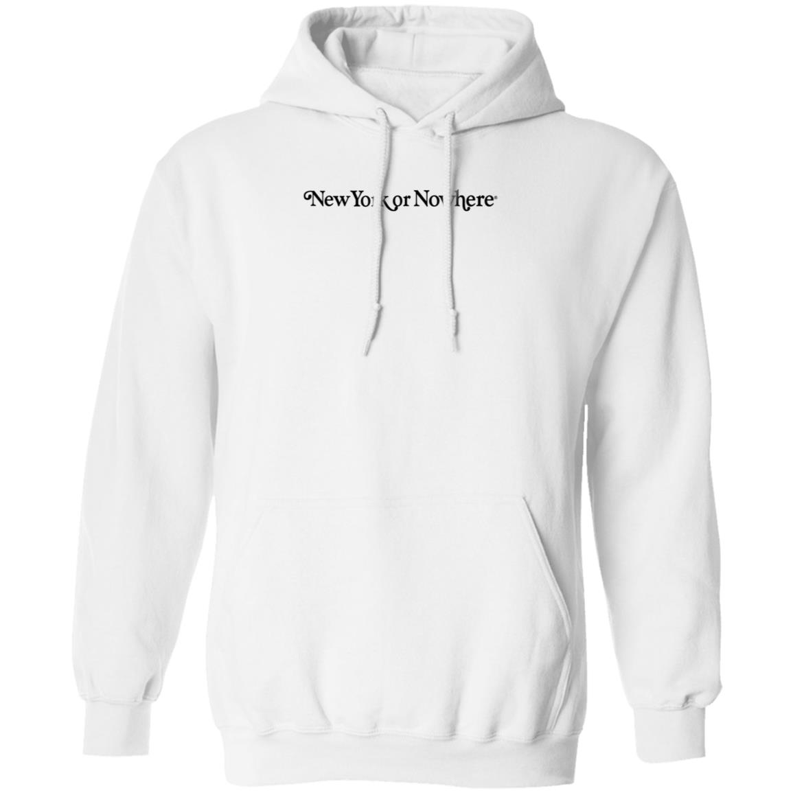 New York Or Nowhere Hoodie New York Knicks - Teechipus