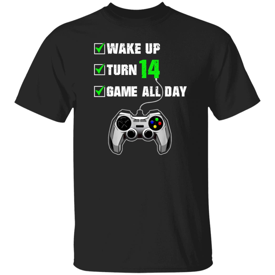 Stopskeletons Wake Up Turn 14 Game All Day Shirt - Teechipus