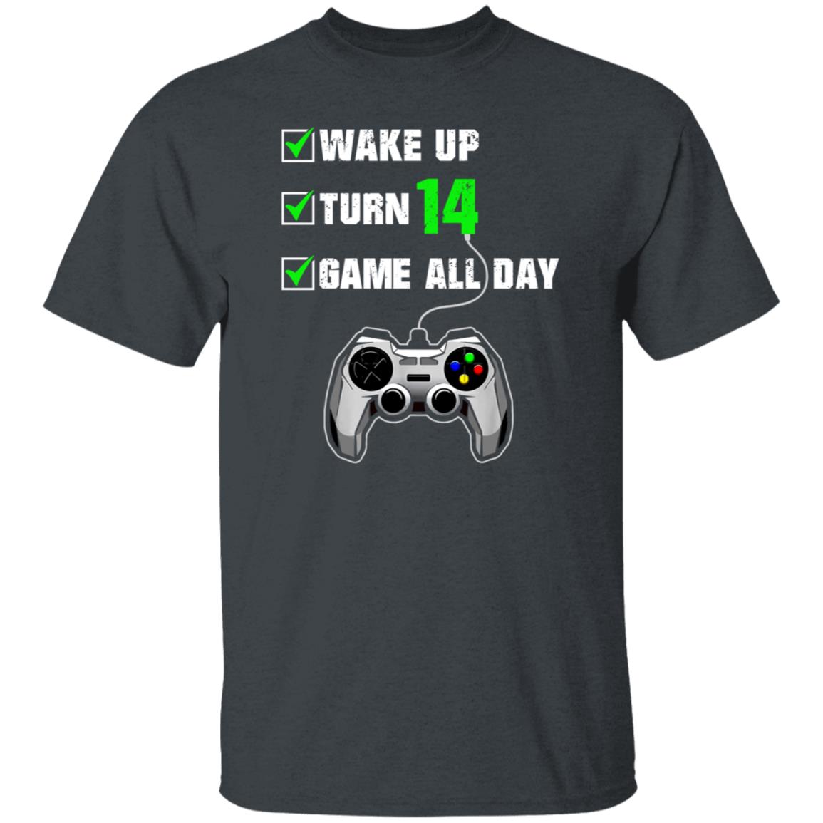 Stopskeletons Wake Up Turn 14 Game All Day Shirt - Teechipus