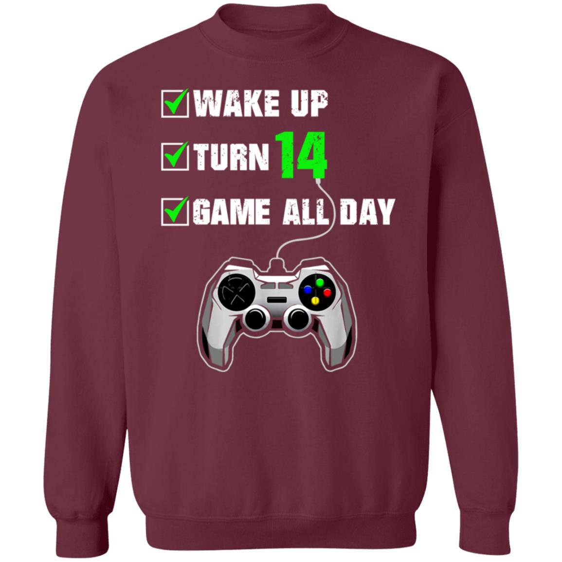 Stopskeletons Wake Up Turn 14 Game All Day Shirt - Teechipus