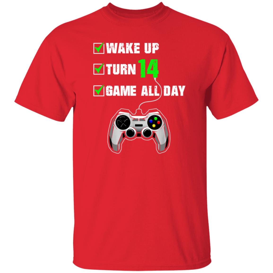 Stopskeletons Wake Up Turn 14 Game All Day Shirt - Teechipus