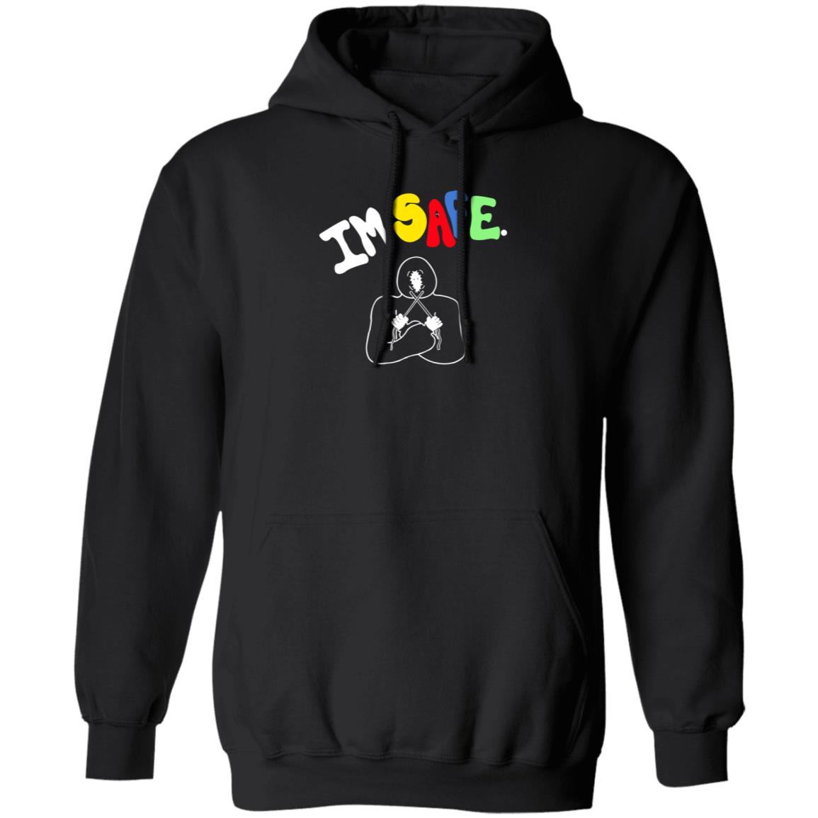 Unusual Demont Merch I'm Safe Hoodie - Teechipus