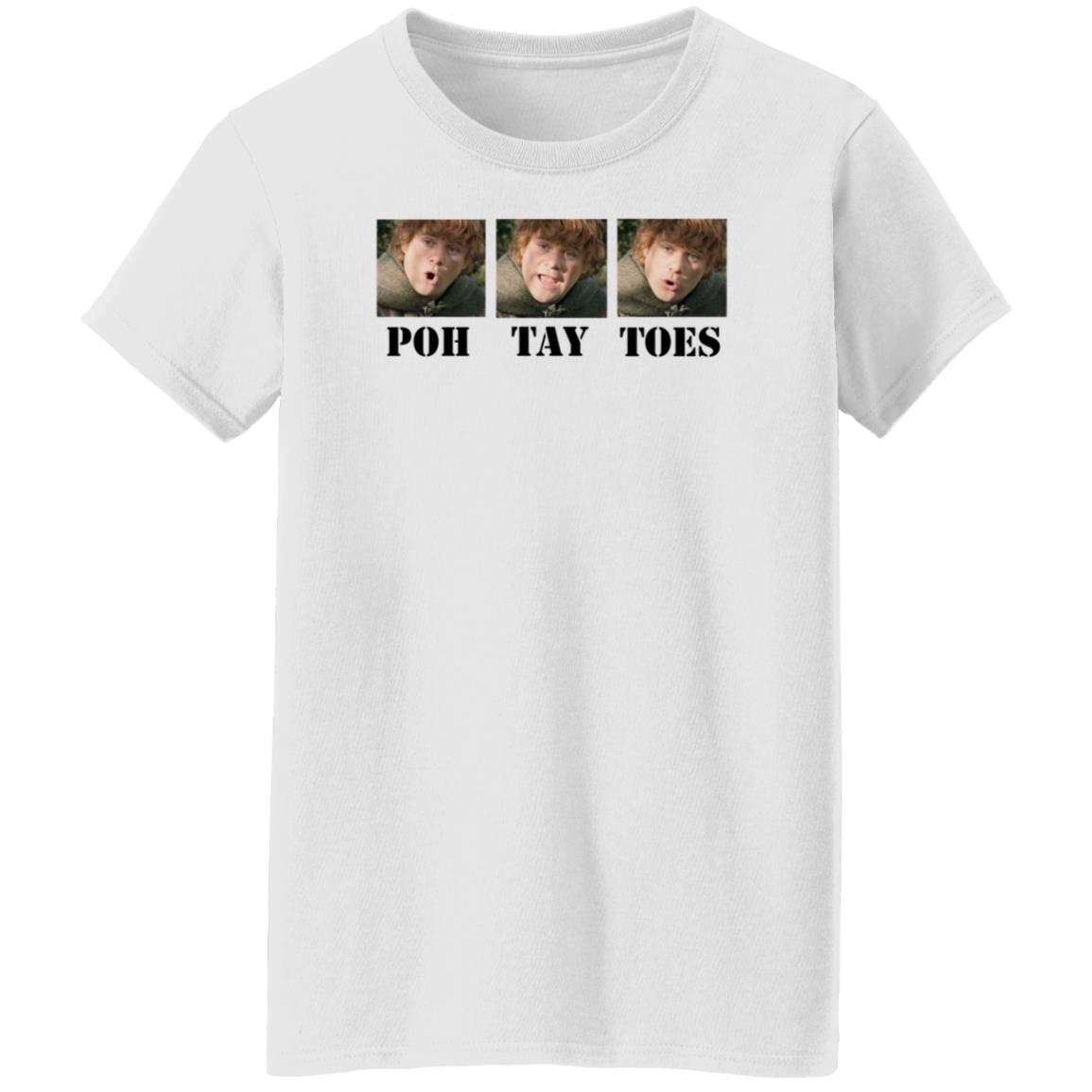 Lord Of The Rings Potatoes Samwise Gamgee Lotr Frodo Shirt Poh Tay Toes Shirt Kate Herron - Teechipus