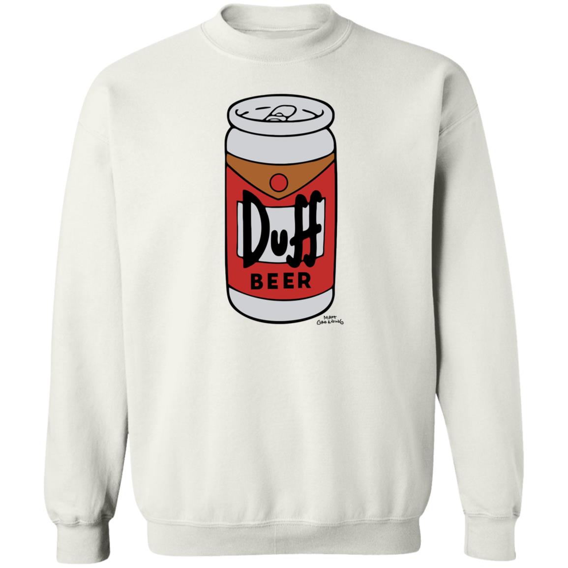 Simpsons Duff Beer Universal Studios Parks Hoodie Sweatshirt - Teechipus