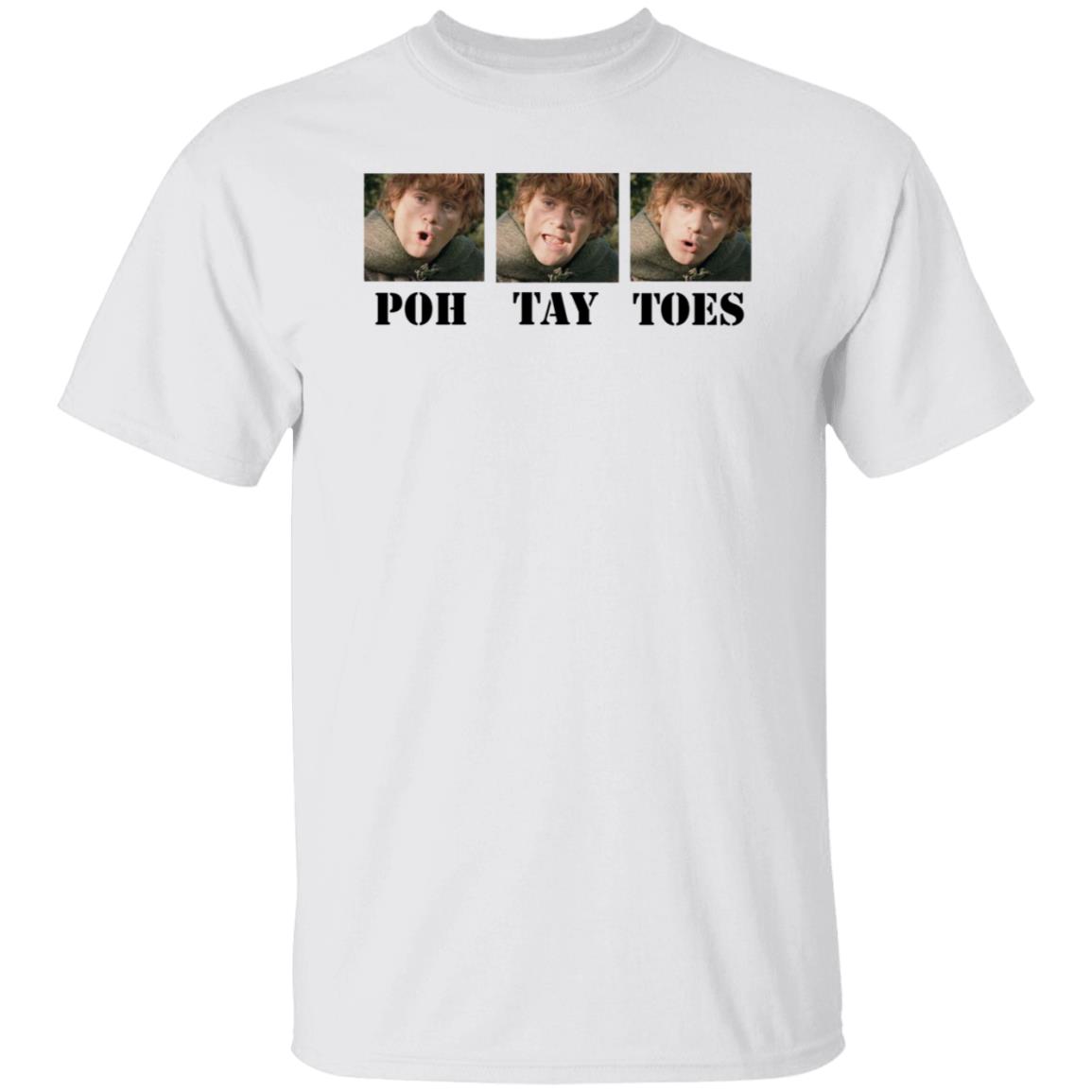 Lord Of The Rings Potatoes Samwise Gamgee Lotr Frodo Shirt Poh Tay Toes Shirt Kate Herron - Teechipus