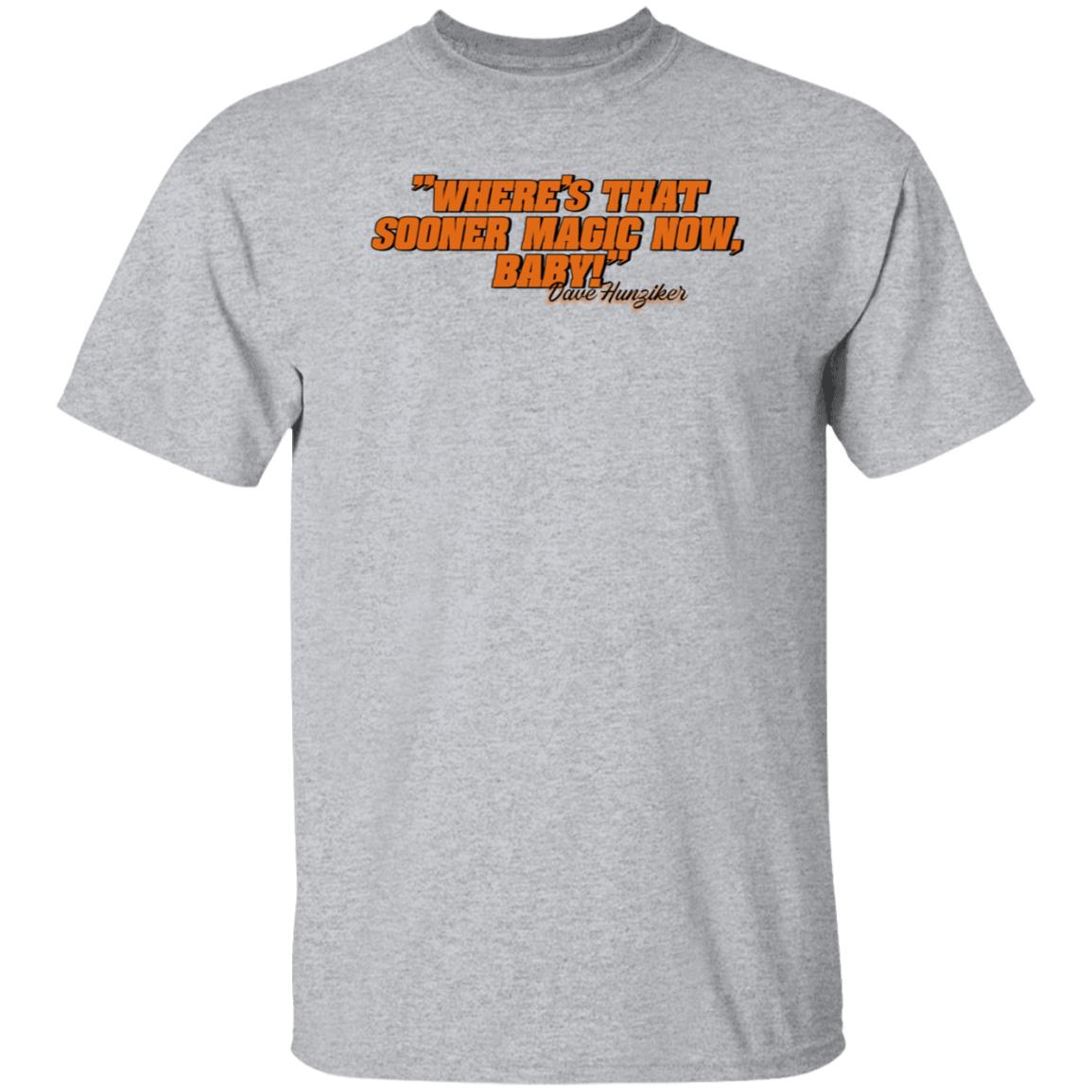 Pistol Rick Mgmt Where's That Sooner Magic Now Baby Sweatshirt Dave Hunziker - Teechipus