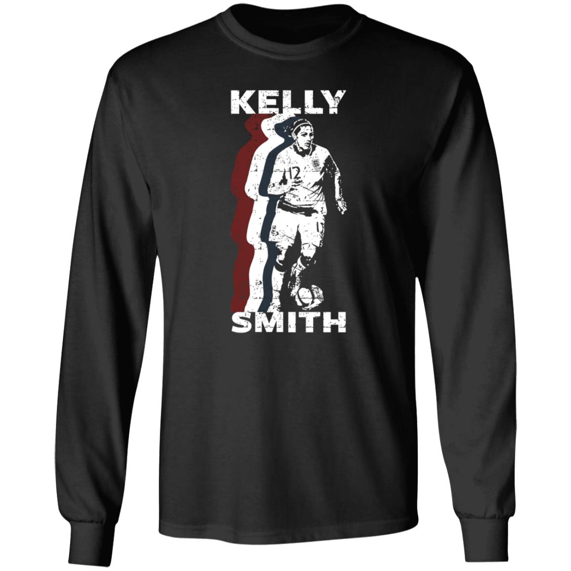 Kelly Smith In Action Hoodie Ian Wright - Teechipus