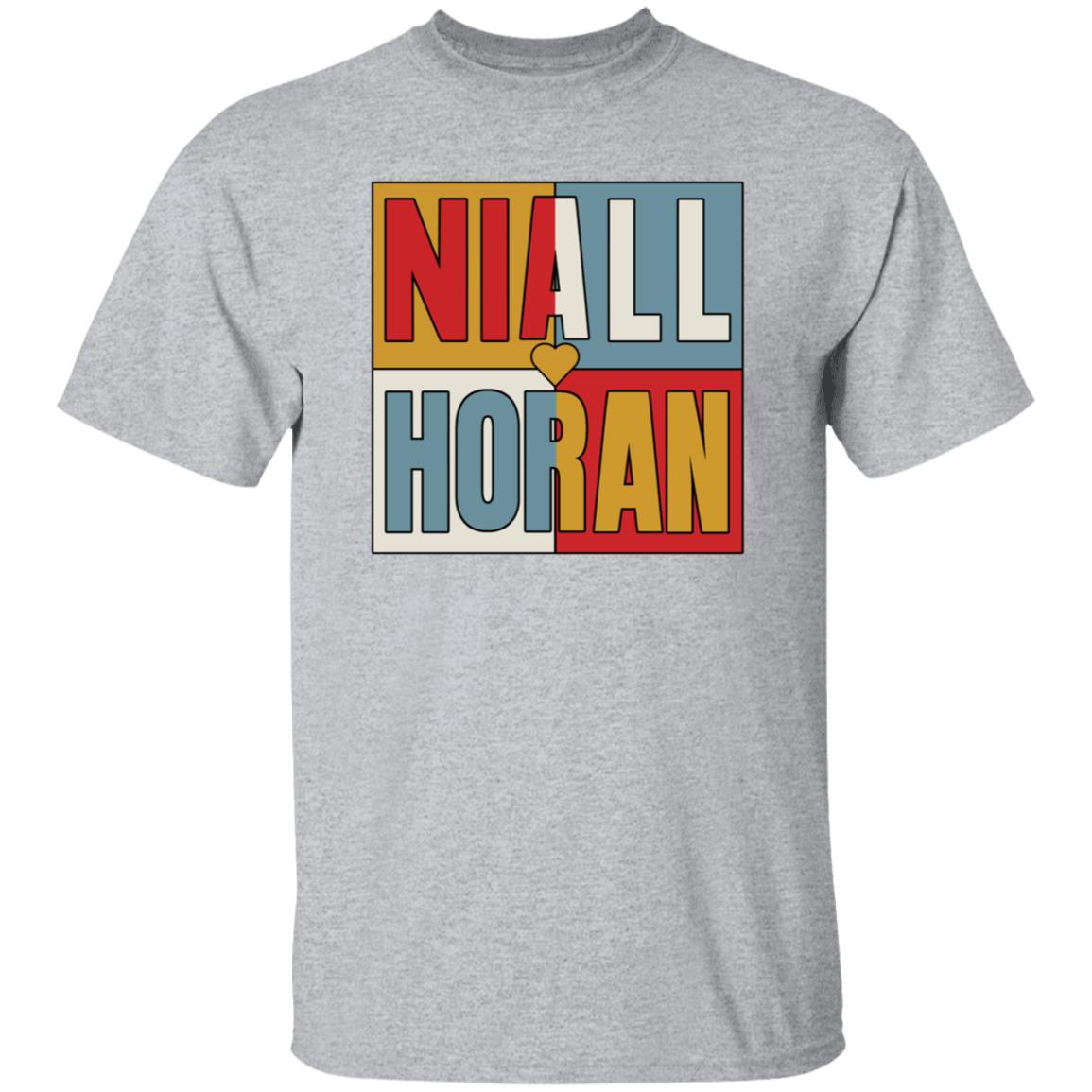 Niall Horan Color Block Crew Sweatshirt Niall Horan Merch - Teechipus