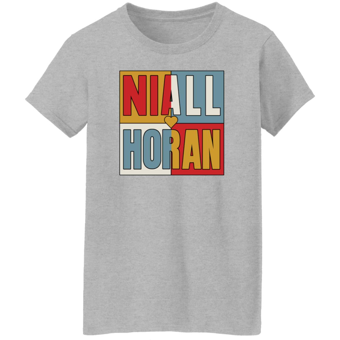 Niall Horan Color Block Crew Sweatshirt Niall Horan Merch - Teechipus