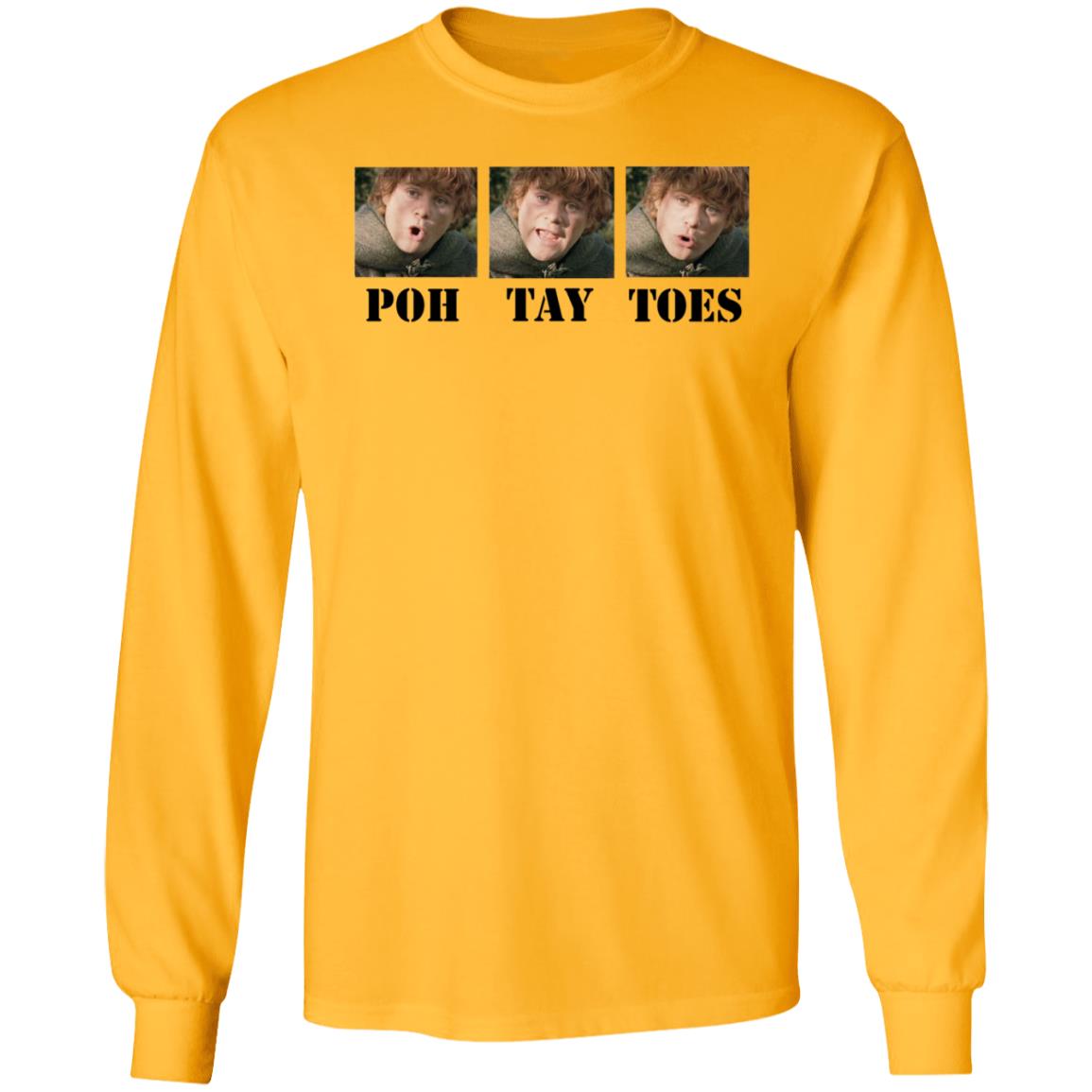Lord Of The Rings Potatoes Samwise Gamgee Lotr Frodo Shirt Poh Tay Toes Shirt Kate Herron - Teechipus