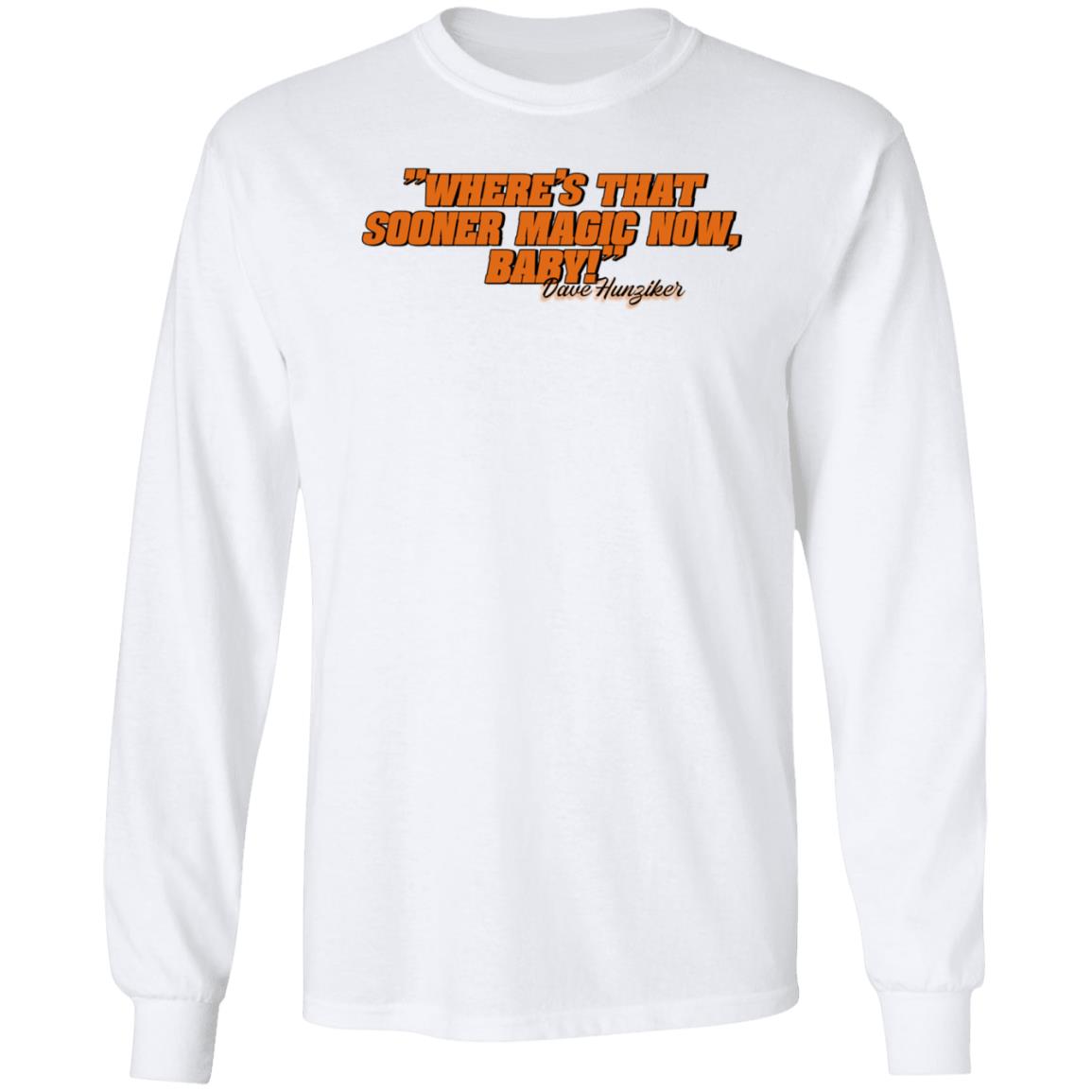 Pistol Rick Mgmt Where's That Sooner Magic Now Baby Sweatshirt Dave Hunziker - Teechipus
