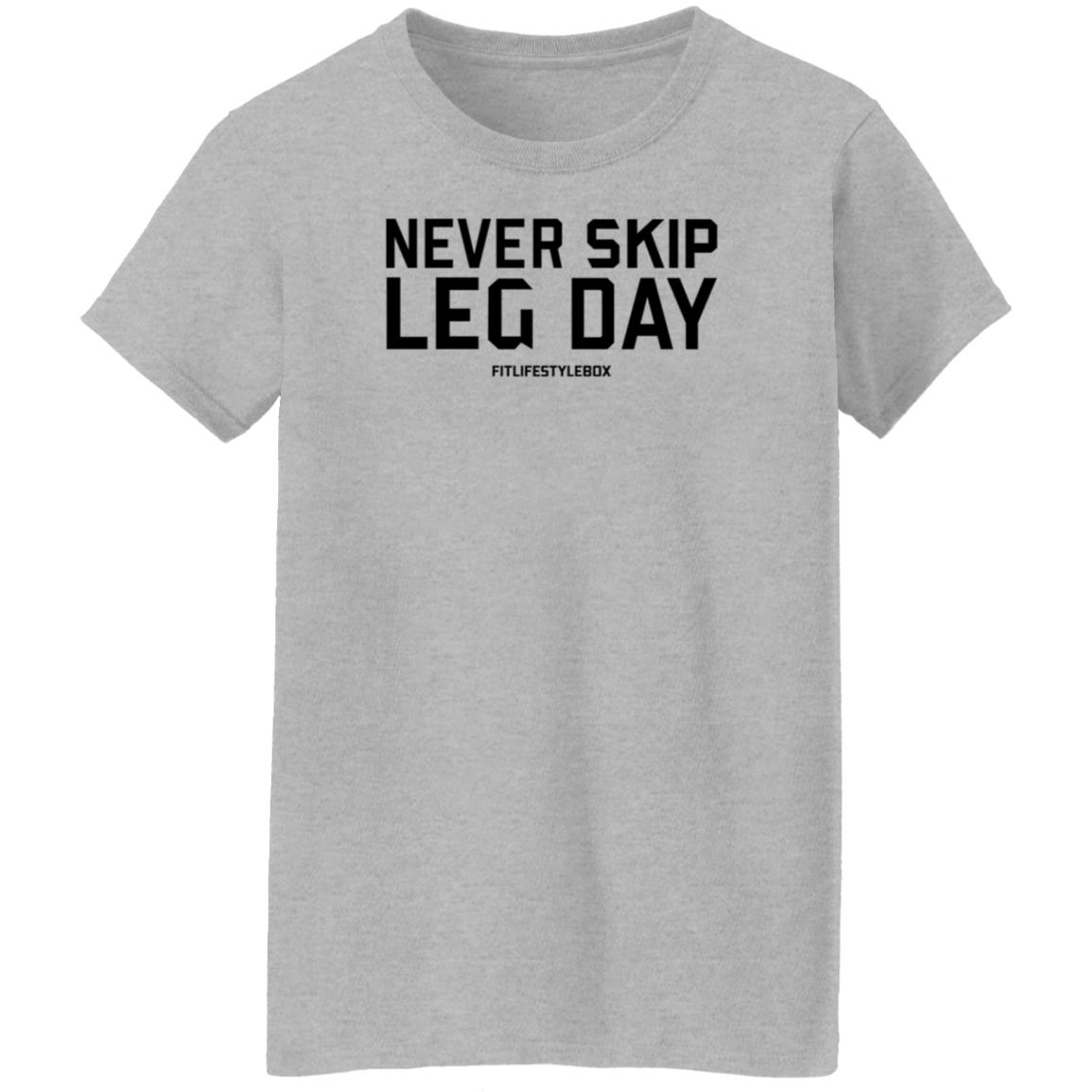 Coach Augie Never Skip Leg Day Fitlifestylebox Shirt Fit Lifestyle Box Store - Teechipus