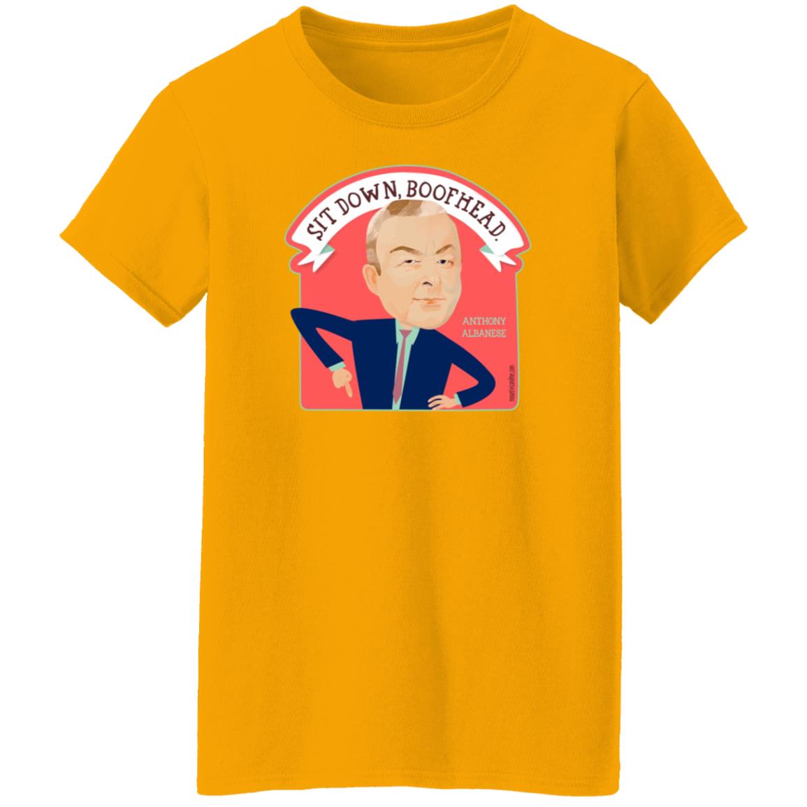 Sit Down Boofhead Albanese Shirt Mount Vic And Me Store - Teechipus