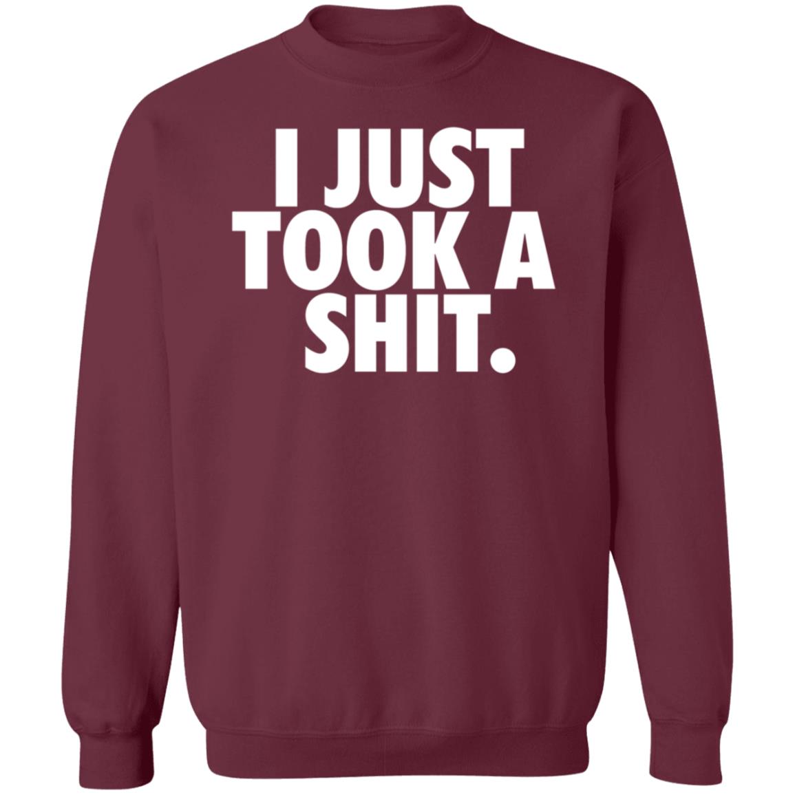 I Just Took A Shit Shirt Sammy Thegoldengoddes - Teechipus