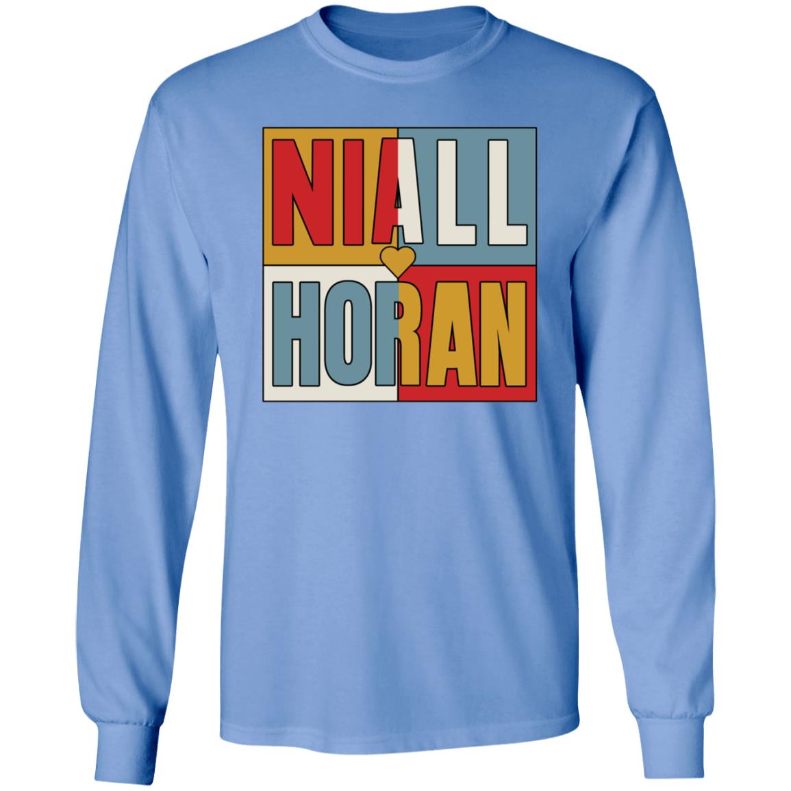 Niall Horan Color Block Crew Sweatshirt Niall Horan Merch - Teechipus