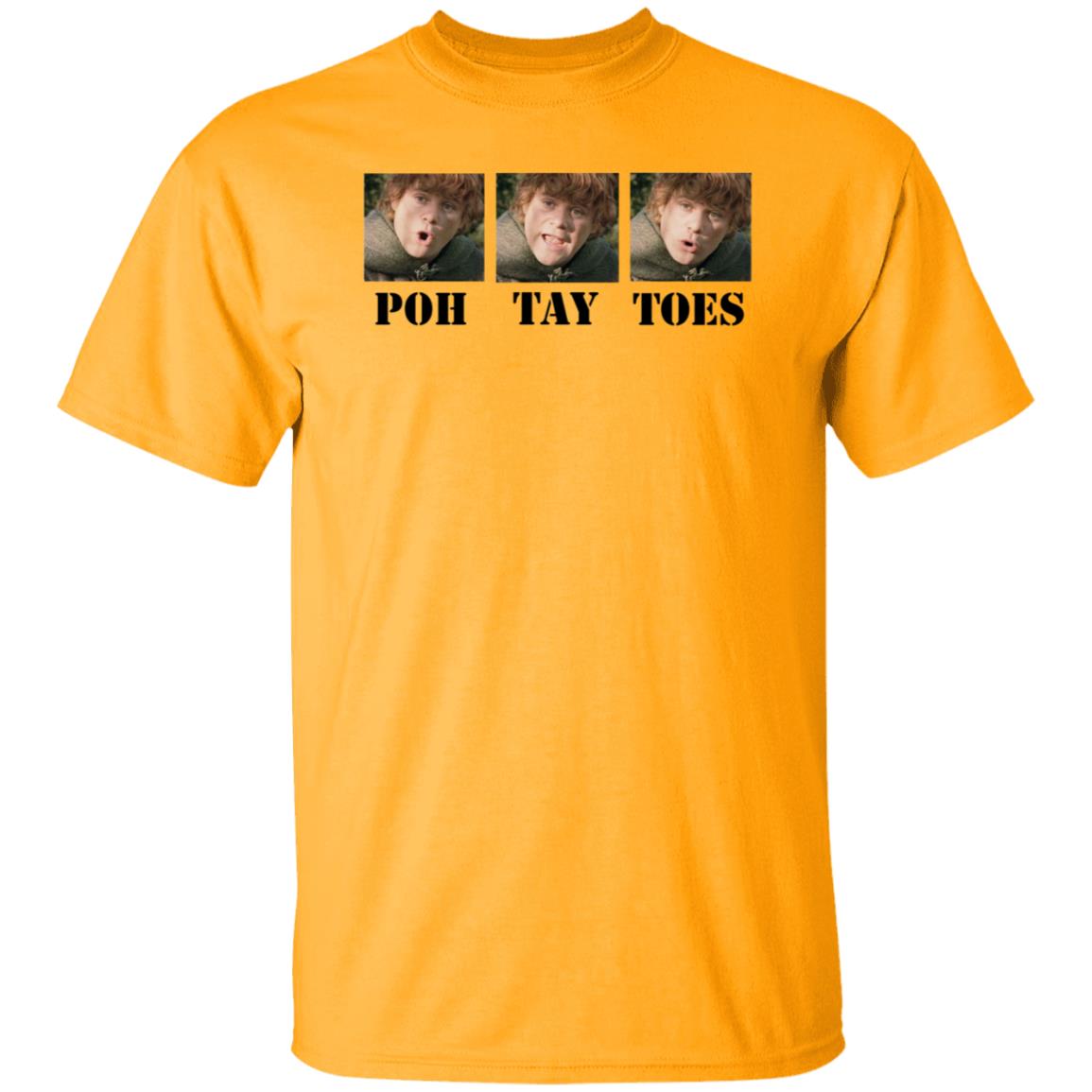 Lord Of The Rings Potatoes Samwise Gamgee Lotr Frodo Shirt Poh Tay Toes Shirt Kate Herron - Teechipus