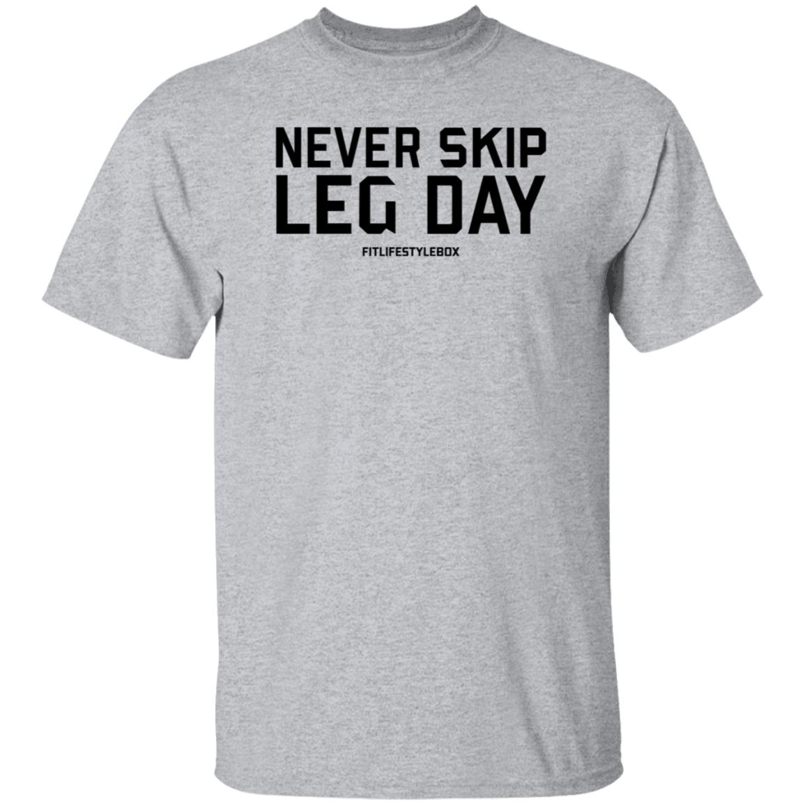Coach Augie Never Skip Leg Day Fitlifestylebox Shirt Fit Lifestyle Box Store - Teechipus