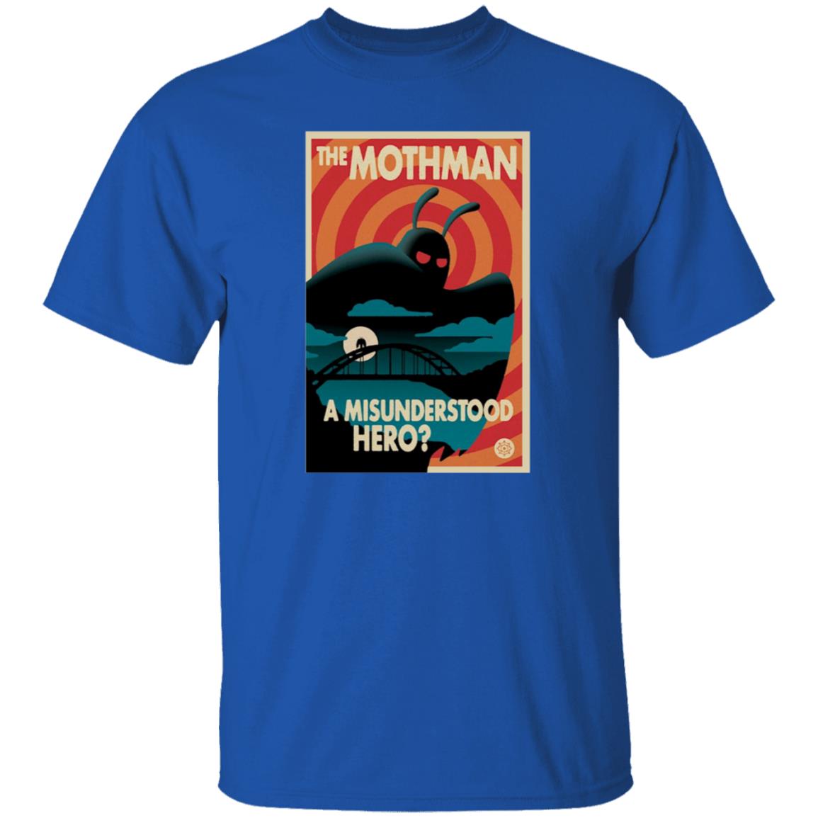 The Mothman A Misunderstood Hero Shirt Rooster Teeth Merch Red Web Mothman Propaganda Premium Heavyweight Shirt - Teechipus