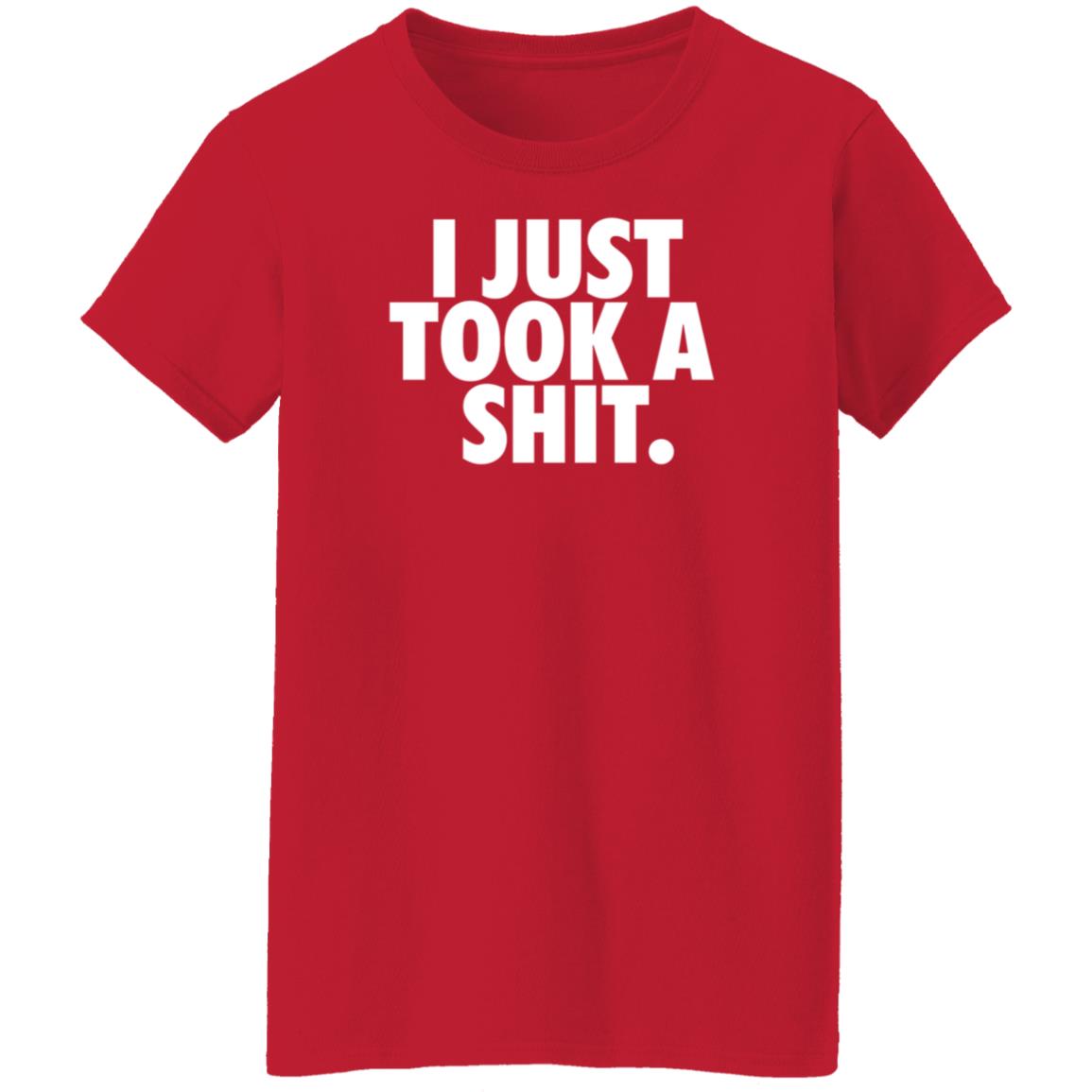 I Just Took A Shit Shirt Sammy Thegoldengoddes - Teechipus