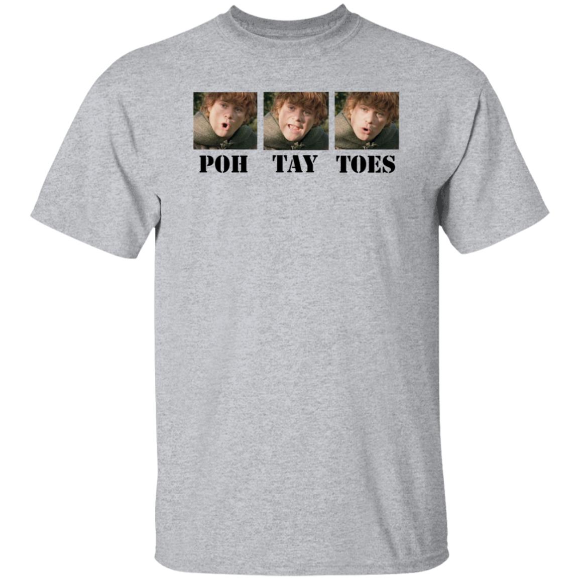 Lord Of The Rings Potatoes Samwise Gamgee Lotr Frodo Shirt Poh Tay Toes Shirt Kate Herron - Teechipus