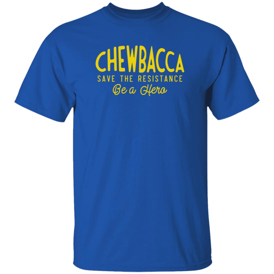 Chewbacca Save The Resistance Be A Hero Shirt Lexcanroar - Teechipus