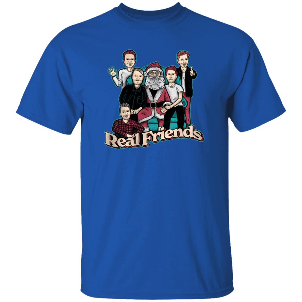 Sitting Santa Real Friends Sweatshirt Real Friends Merch - Teechipus
