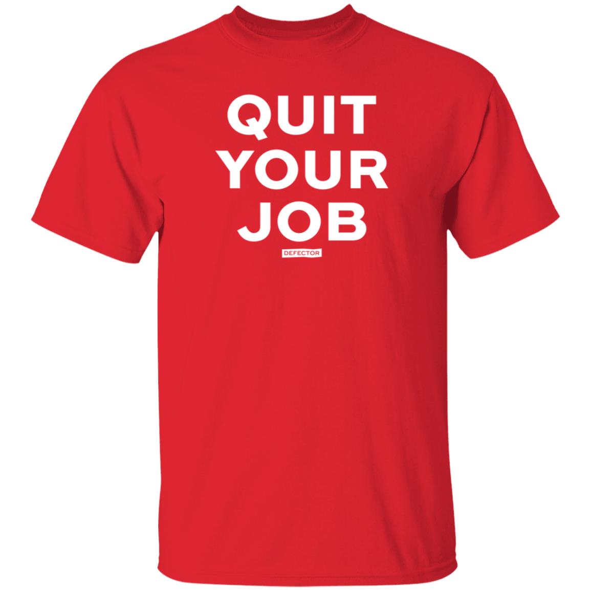 Defector Store Quit Your Job Defector Hoodie Dan Mcquade Quit Your Job Shirt - Teechipus