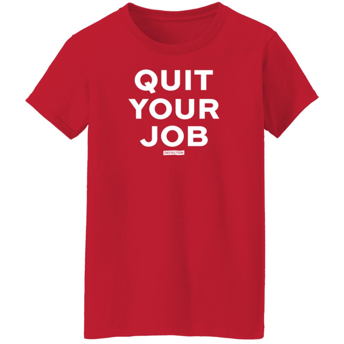 Defector Store Quit Your Job Defector Hoodie Dan Mcquade Quit Your Job Shirt - Teechipus