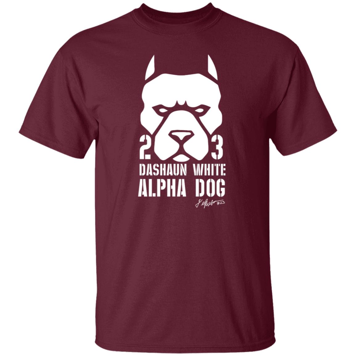 Dashaun White Alpha Dog Shirt Hornsdownshop - Teechipus