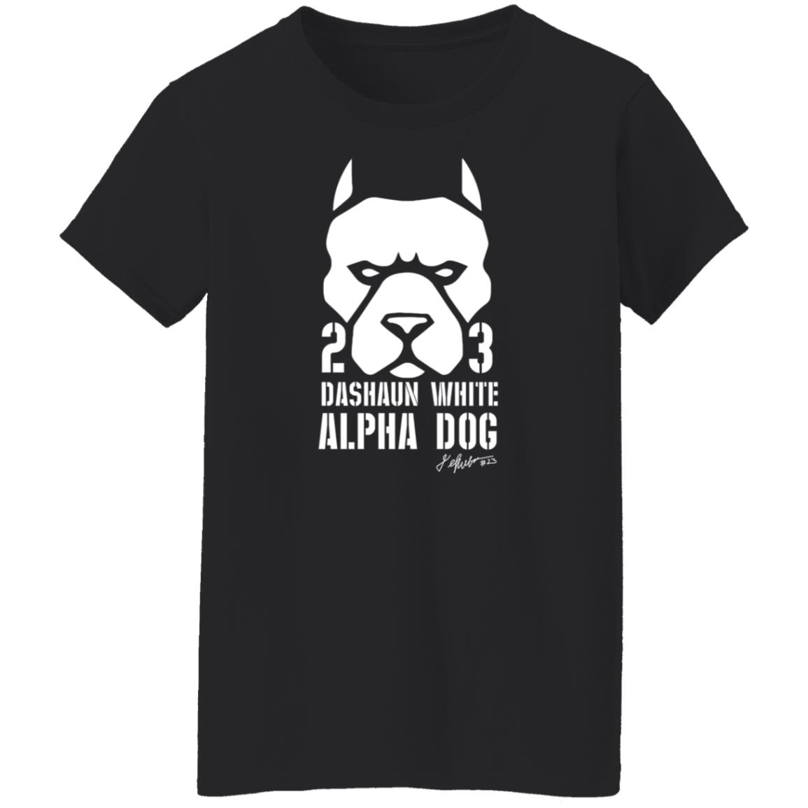 Dashaun White Alpha Dog Shirt Hornsdownshop - Teechipus