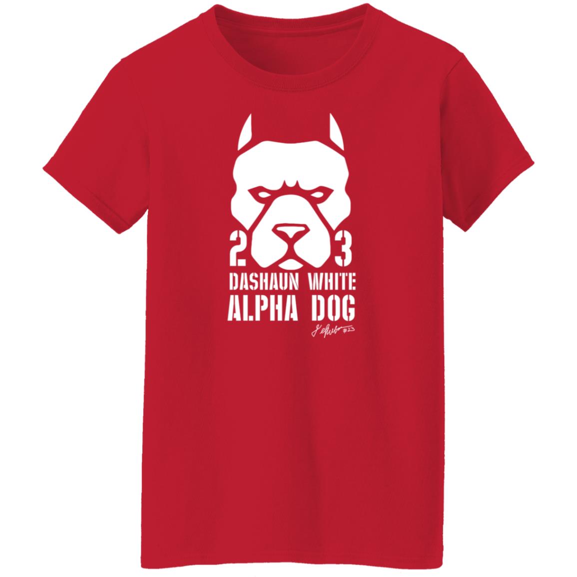 Dashaun White Alpha Dog Shirt Hornsdownshop - Teechipus