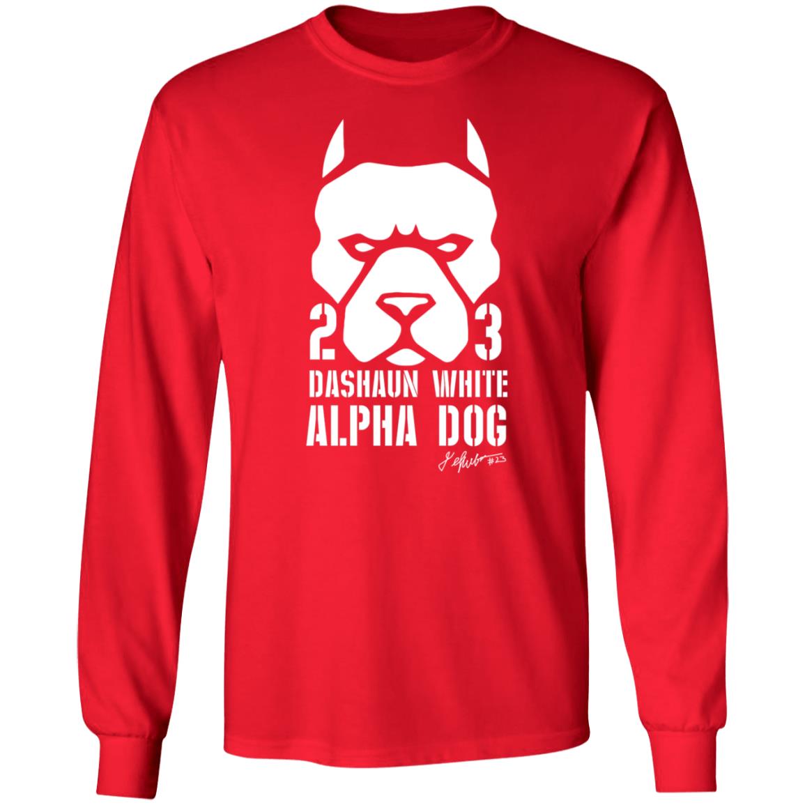 Dashaun White Alpha Dog Shirt Hornsdownshop - Teechipus