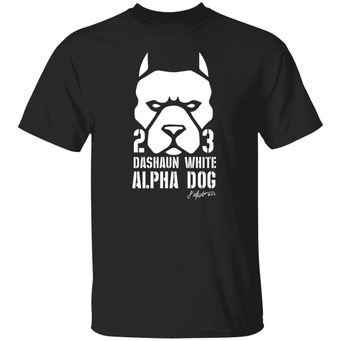 Dashaun White Alpha Dog Shirt Hornsdownshop - Teechipus